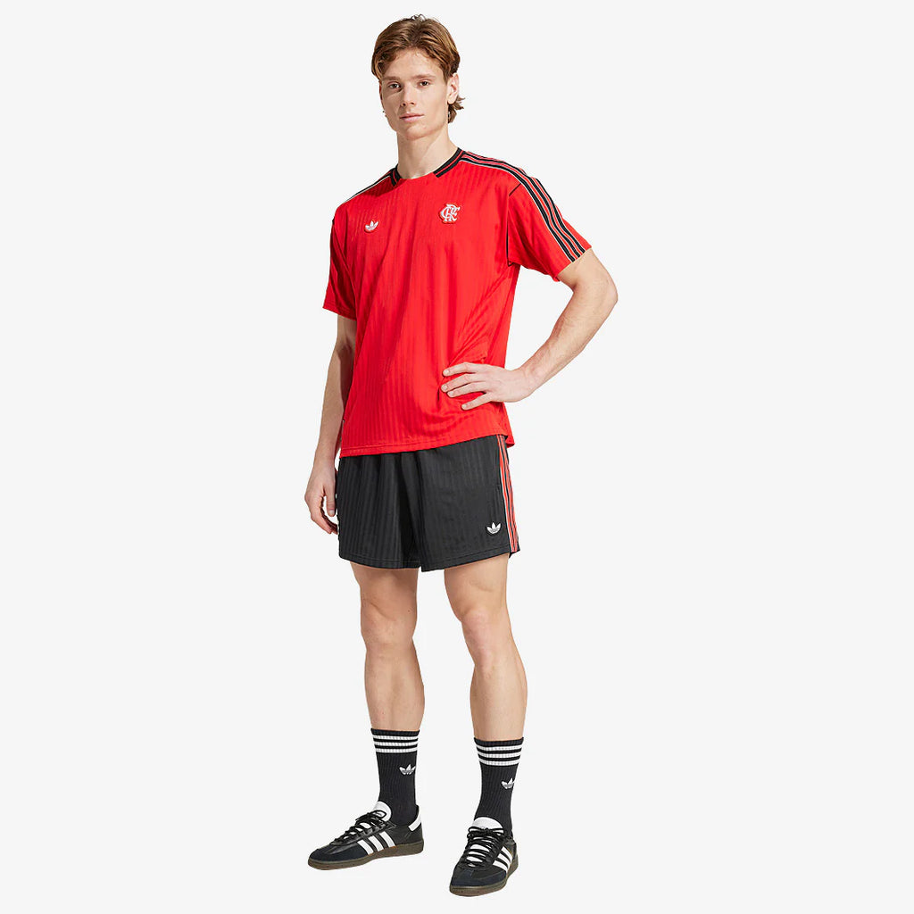 FLAMENGO X ADIDAS COMPLETO ALLENAMENTO ROSSO NERO TAGLIA L