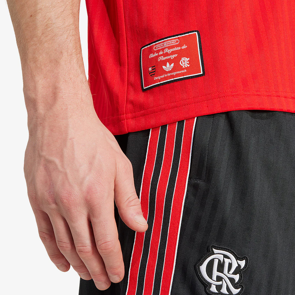 FLAMENGO X ADIDAS COMPLETO ALLENAMENTO ROSSO NERO TAGLIA L