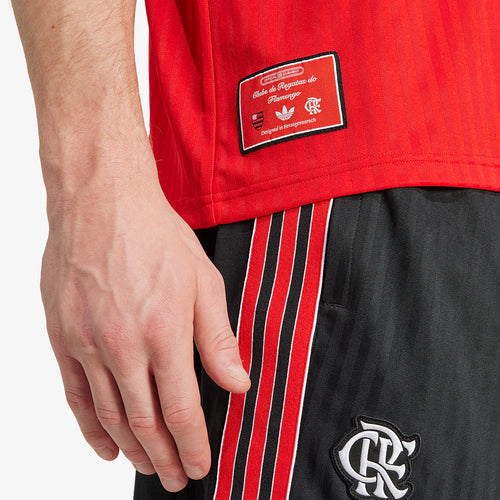 FLAMENGO X ADIDAS COMPLETO ALLENAMENTO ROSSO NERO TAGLIA L